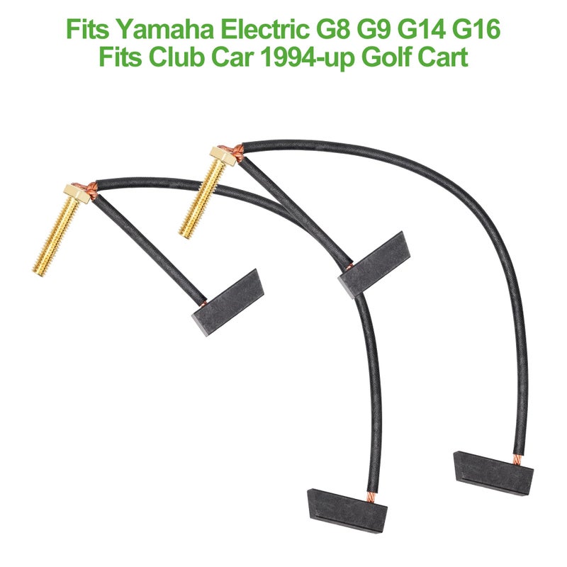 10L0L Golf Cart Motor Brushes Set 36 & 48-Volt Fits Yamaha Electric G8, G9, G14 & G16ï¼ŒClub Car 1994-up Golf Cart (2/ Package) - Image 4
